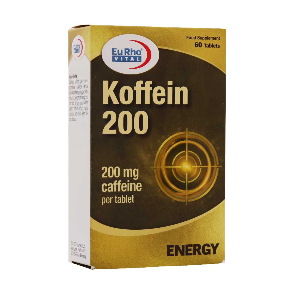 کافئین یوروویتال 200 میلی گرم (60 عددی)