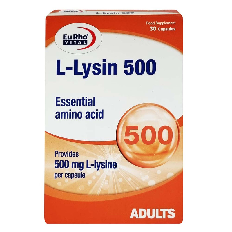 کپسول ال لیزین 500 میلی گرم یوروویتال 30 عدد