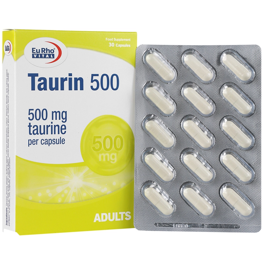 تائورین 500 میلی گرم یوروویتال(30 عددی)