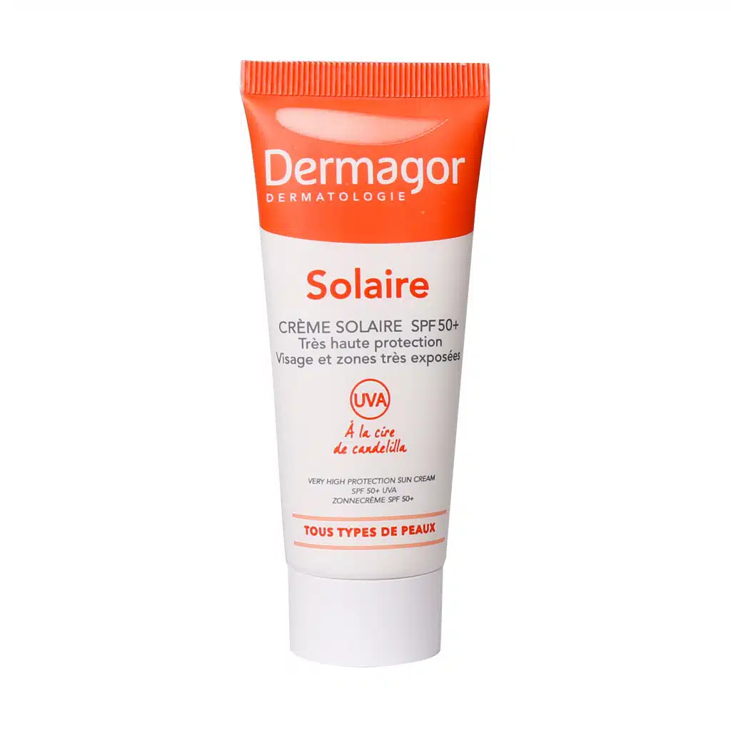 کرم ضد آفتاب SPF50 درماگور 40 میلی لیتر(بی رنگ)